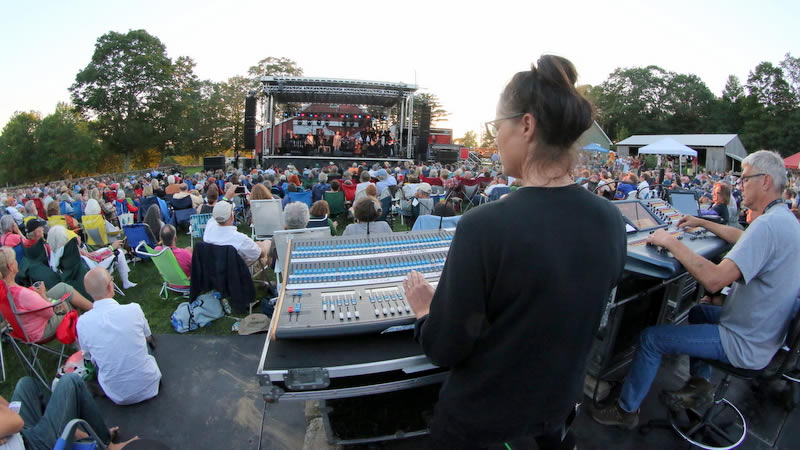 View from front of house