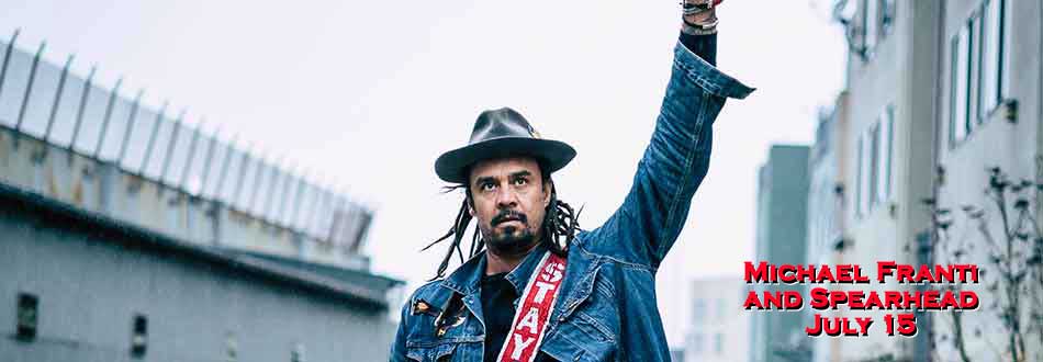 Michael Franti and Spearhead to perform at Savage Oakes Vineyard & Winery