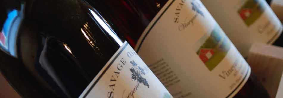 Wines at Savage Oakes Vineyard & Winery